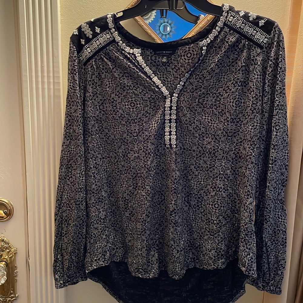 Womens Lucky Brand Blouse